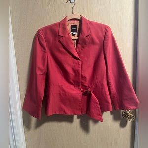 Versace 2 piece pink blazer and matching skirt